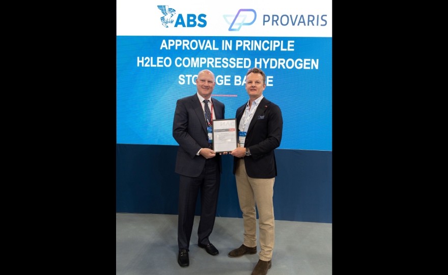 ABS AIP for Provaris’ Innovative Compressed  Hydrogen Technology